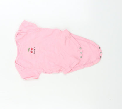 Primark  Girls Pink   Babygrow One-Piece Size 6-9 Months