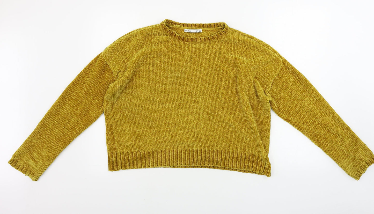Lefties  Womens Yellow   Pullover Jumper Size L