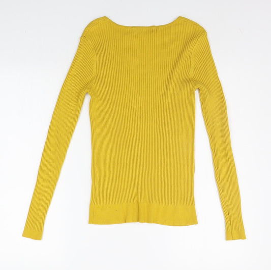 George Womens Yellow   Pullover Jumper Size 12