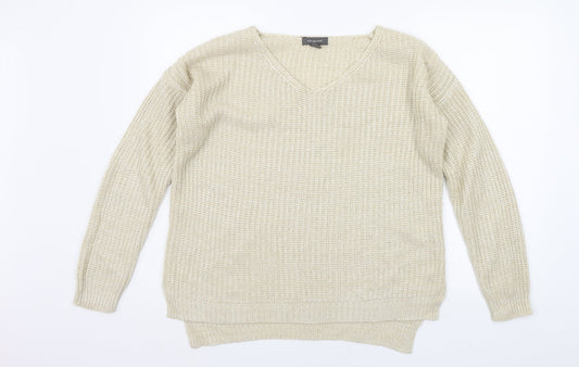 Primark Womens Beige   Pullover Jumper Size XS