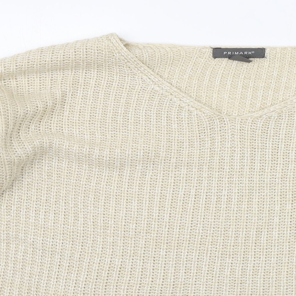 Primark Womens Beige   Pullover Jumper Size XS