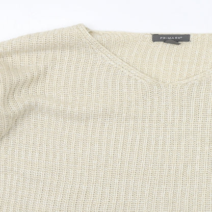 Primark Womens Beige   Pullover Jumper Size XS