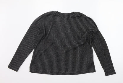 Primark Womens Grey   Pullover Jumper Size S