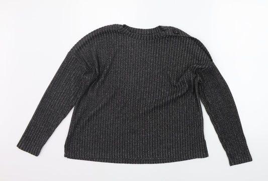 Primark Womens Grey   Pullover Jumper Size S