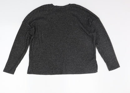 Primark Womens Grey   Pullover Jumper Size S