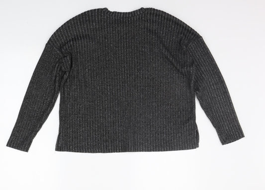 Primark Womens Grey   Pullover Jumper Size S