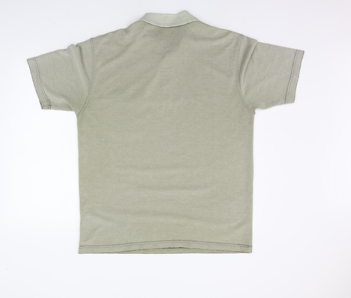 Goldmen Mens Green Striped   Polo Size XL