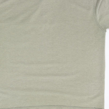 Goldmen Mens Green Striped   Polo Size XL