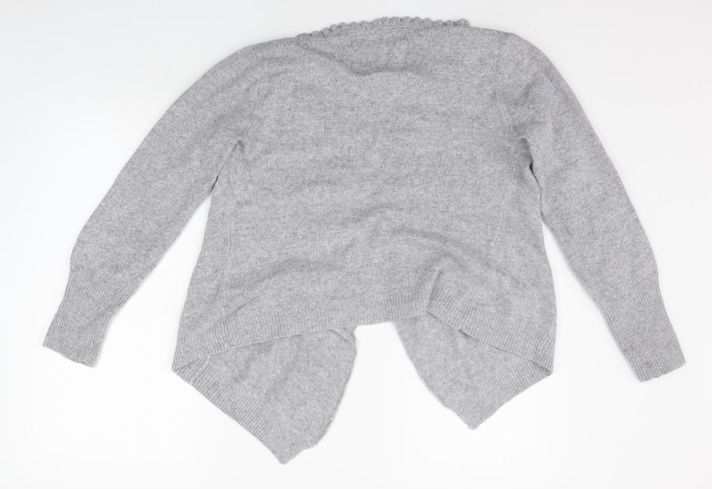 Womens UK Size 12 Debenhams Grey Cardigan Jumper