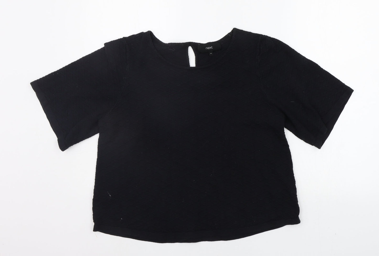Womens UK Size 14 NEXT Black Pullover Jumper