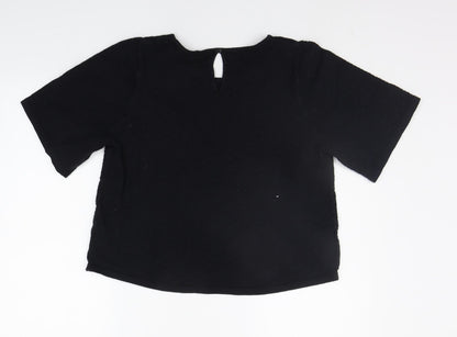 Womens UK Size 14 NEXT Black Pullover Jumper