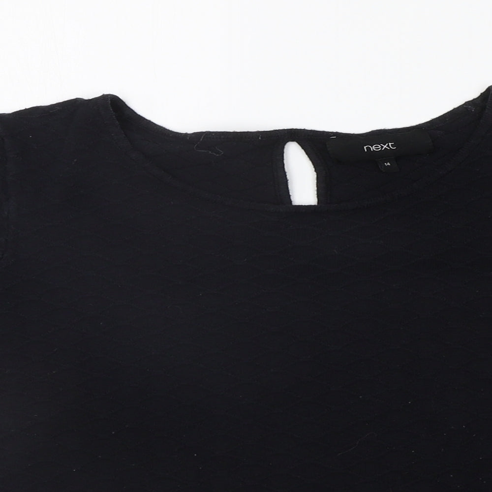 Womens UK Size 14 NEXT Black Pullover Jumper