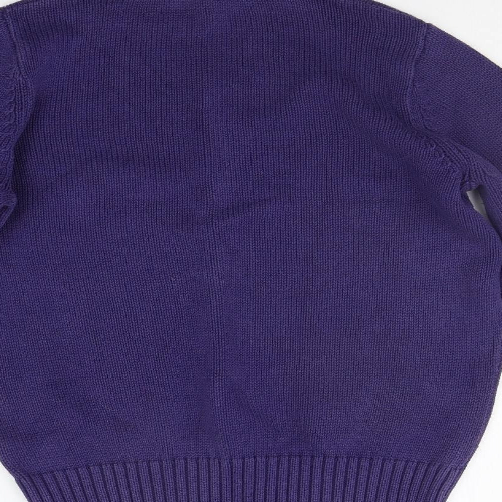 Womens UK Size 14 Marks and Spencer Purple Pullover Jumper