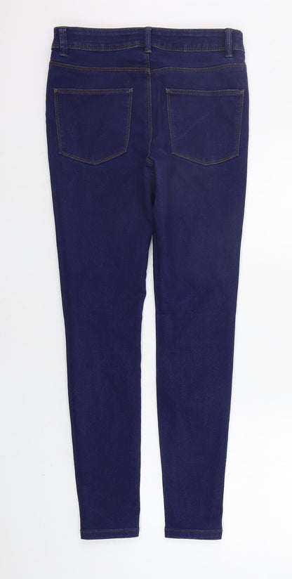 Womens UK Size 10 deniem & co Regular Fit Straight Blue Jeans