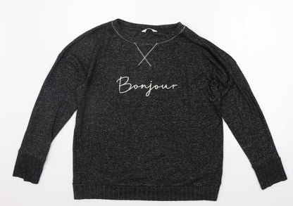 Womens UK Size 12 Marks and Spencer Black Pullover Jumper