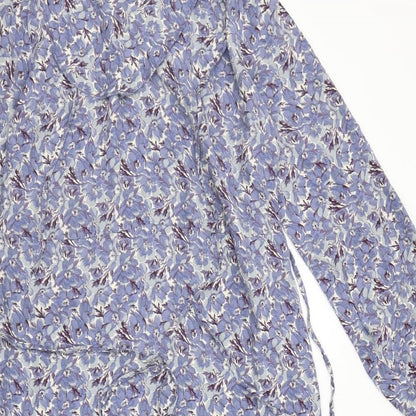 NEXT Womens Blue Geometric  A-Line  Size 12