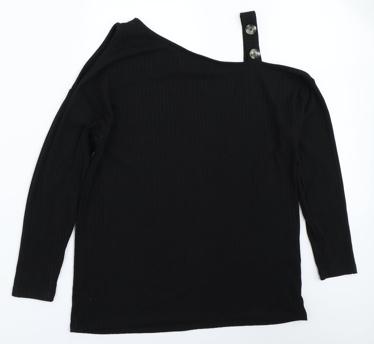 Womens UK Size 12 Papaya Black Pullover Jumper