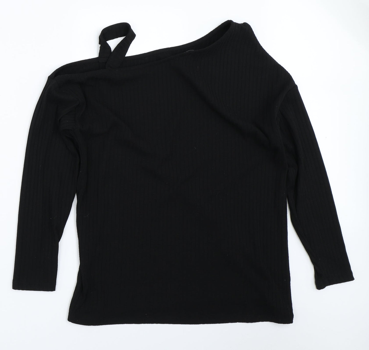 Womens UK Size 12 Papaya Black Pullover Jumper