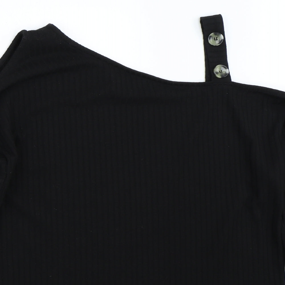 Womens UK Size 12 Papaya Black Pullover Jumper