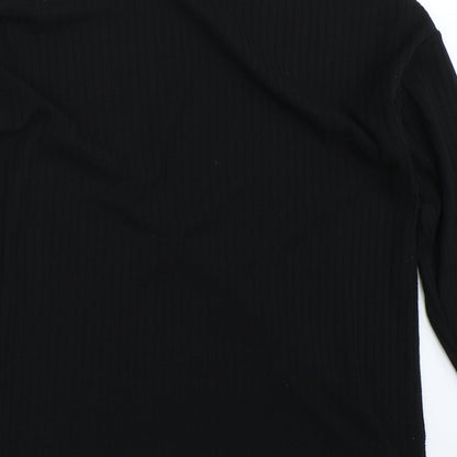 Womens UK Size 12 Papaya Black Pullover Jumper