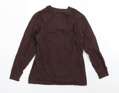 NEXT Boys Brown   Pullover Sweatshirt Size 7 Years
