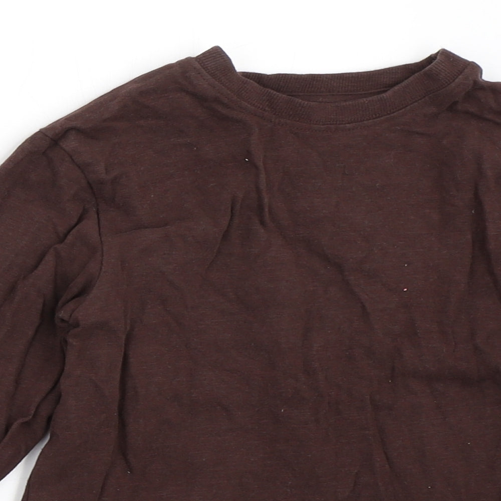 NEXT Boys Brown   Pullover Sweatshirt Size 7 Years