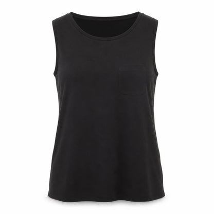 Womens UK Size 10 New Look Black Basic Blouse