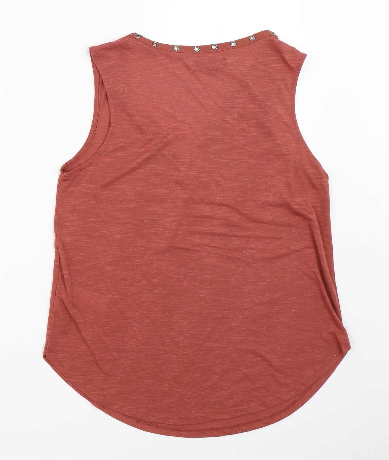Womens UK Size 12 New Look Red Basic Tank