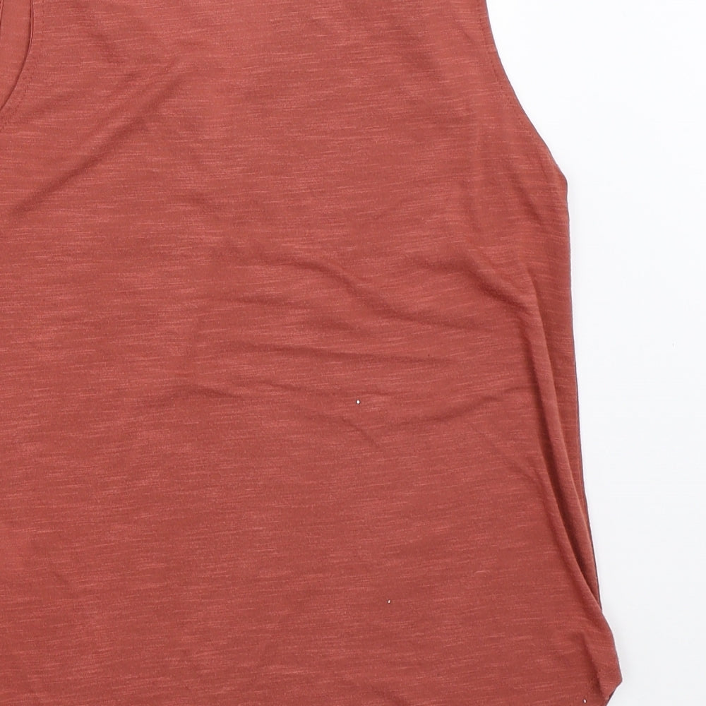 Womens UK Size 12 New Look Red Basic Tank