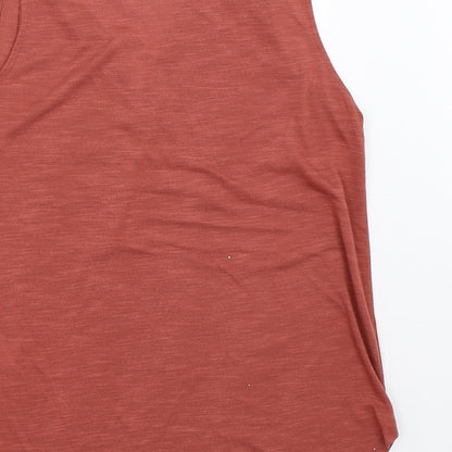 Womens UK Size 12 New Look Red Basic Tank