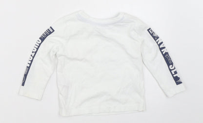 Primark Boys White   Basic T-Shirt Size 9-12 Months