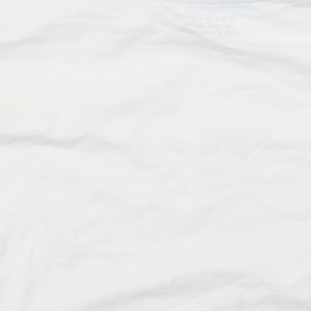 Primark Boys White   Basic T-Shirt Size 9-12 Months