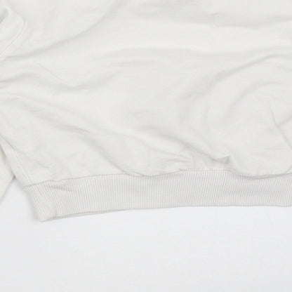 Select Girls White   Pullover Sweatshirt Size 10-11 Years