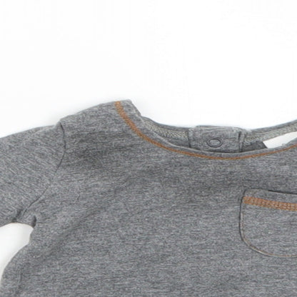 NEXT Baby Grey   Basic T-Shirt Size 0-3 Months