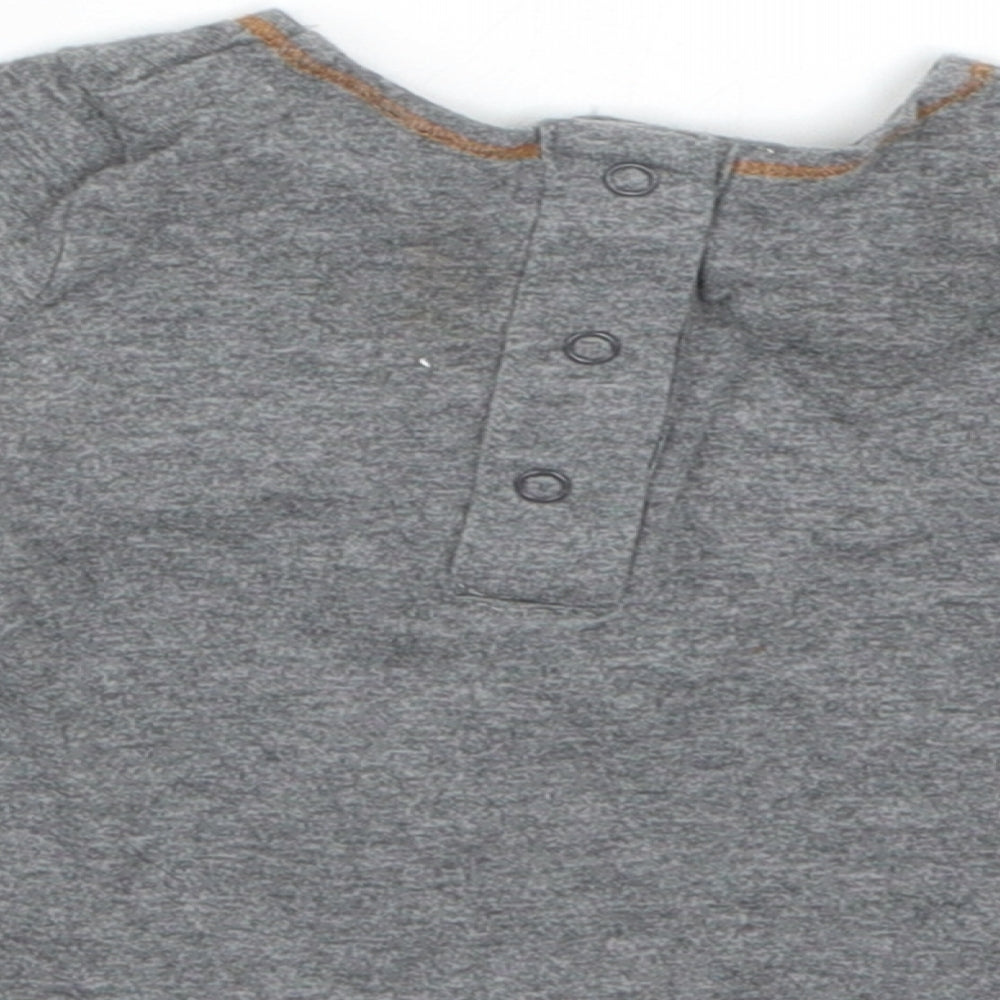 NEXT Baby Grey   Basic T-Shirt Size 0-3 Months