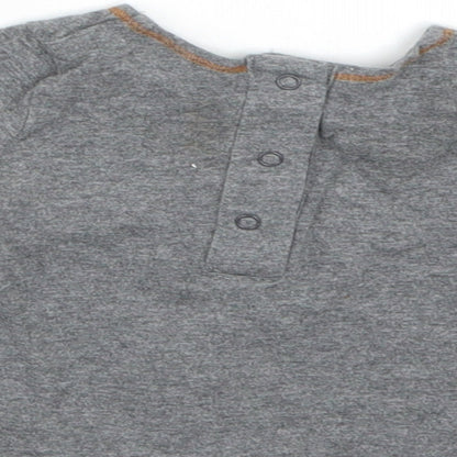 NEXT Baby Grey   Basic T-Shirt Size 0-3 Months