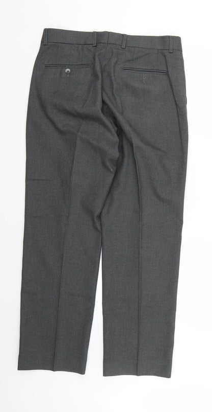 merit collection Mens Grey   Trousers  Size 34 L27 in
