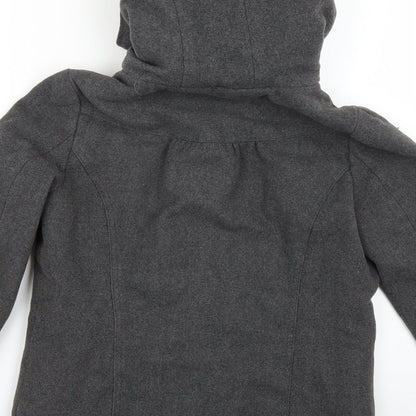Preworn Womens Grey   Pea Coat Coat Size XS