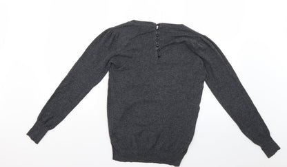 city by jcl Womens Grey   Pullover Jumper Size M