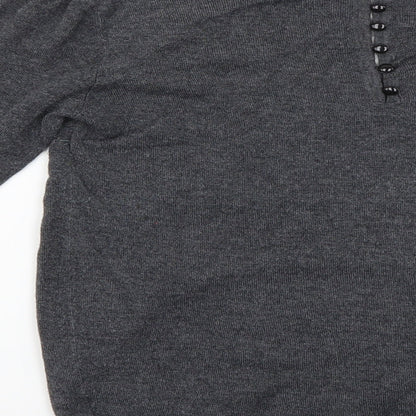 city by jcl Womens Grey   Pullover Jumper Size M