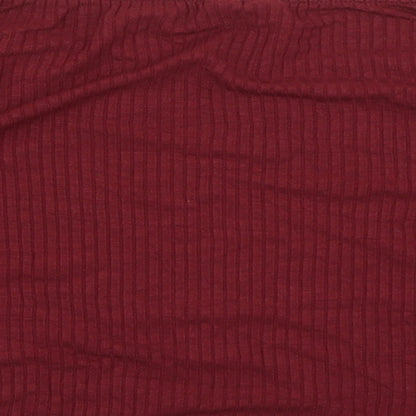 Womens UK Size 22 ASOS Red Basic Blouse