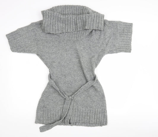 Womens UK Size 10 Matalan Grey Pullover Jumper