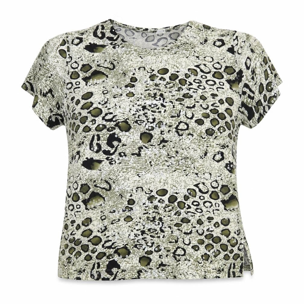 Womens UK Size XL Preworn Multicoloured Basic Blouse