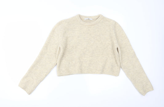 George Womens Beige   Pullover Jumper Size S