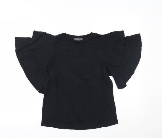 Primark Womens Black   Basic Blouse Size 2XS