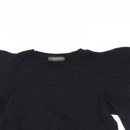 Primark Womens Black   Basic Blouse Size 2XS