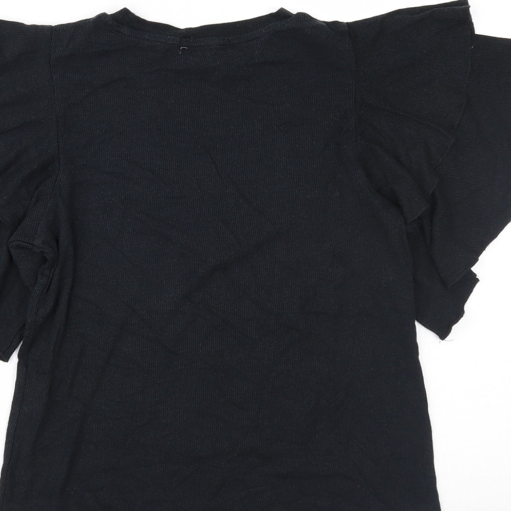 Primark Womens Black   Basic Blouse Size 2XS