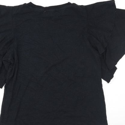 Primark Womens Black   Basic Blouse Size 2XS