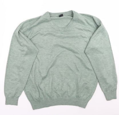 Cotton Traders Mens Green   Pullover Jumper Size M