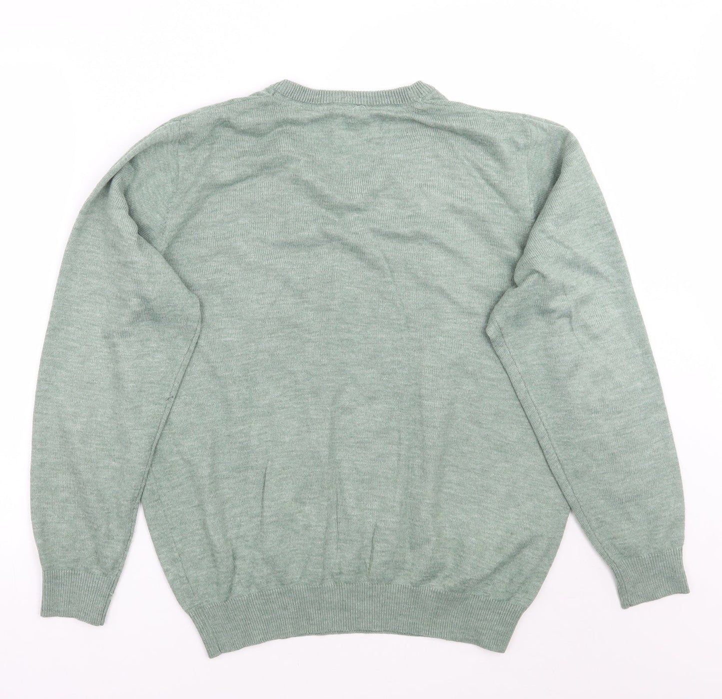 Cotton Traders Mens Green   Pullover Jumper Size M